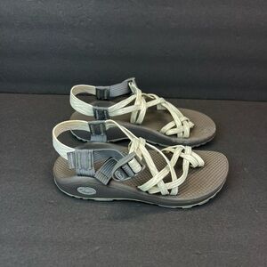Chaco Sandals with Gray and Cream Straps Womens US  W7 EU 38